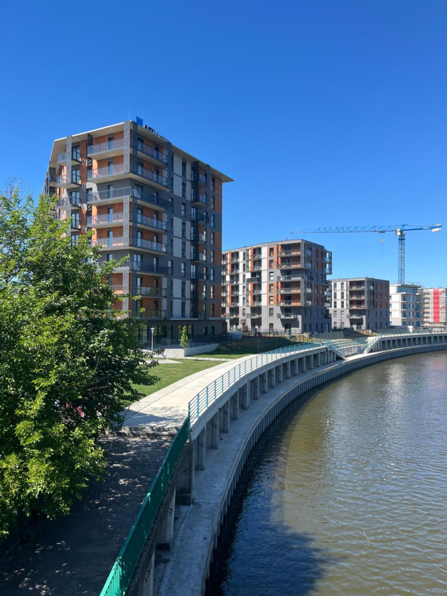 Jesionowe Apartamenty Nad Odra, Stare Miasto, Sauna W Jednym, Klimatyzacja , Garaz Podziemny 0 Zl, Odra River , Old Town, New Building, Air Conditioning, Sauna-One, Underground Garage Free Vratislav Exteriér fotografie